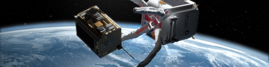 Photo_Concept rendering of the capture of a debris in the CLEAR Mission. © ClearSpace