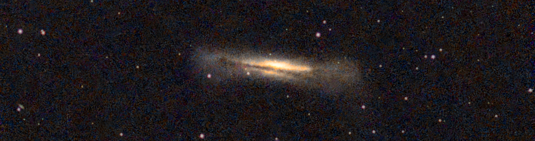 NGC 3628 - Hamburger Galaxy - Sarah's Galaxy - 352 x 10 second subs - 16 Jan 24