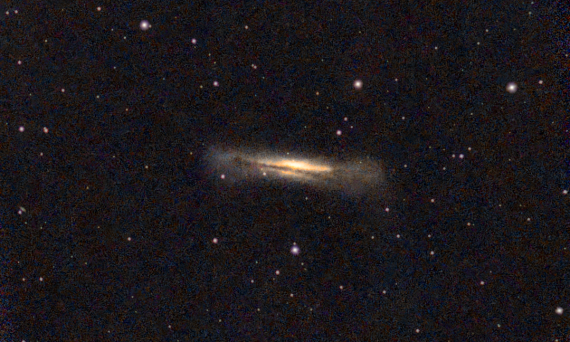 NGC 3628 - Hamburger Galaxy - Sarah's Galaxy - 352 x 10 second subs - 16 Jan 24