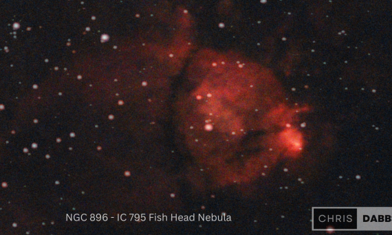 NGC 896 - IC 1795 Fish Head Nebula