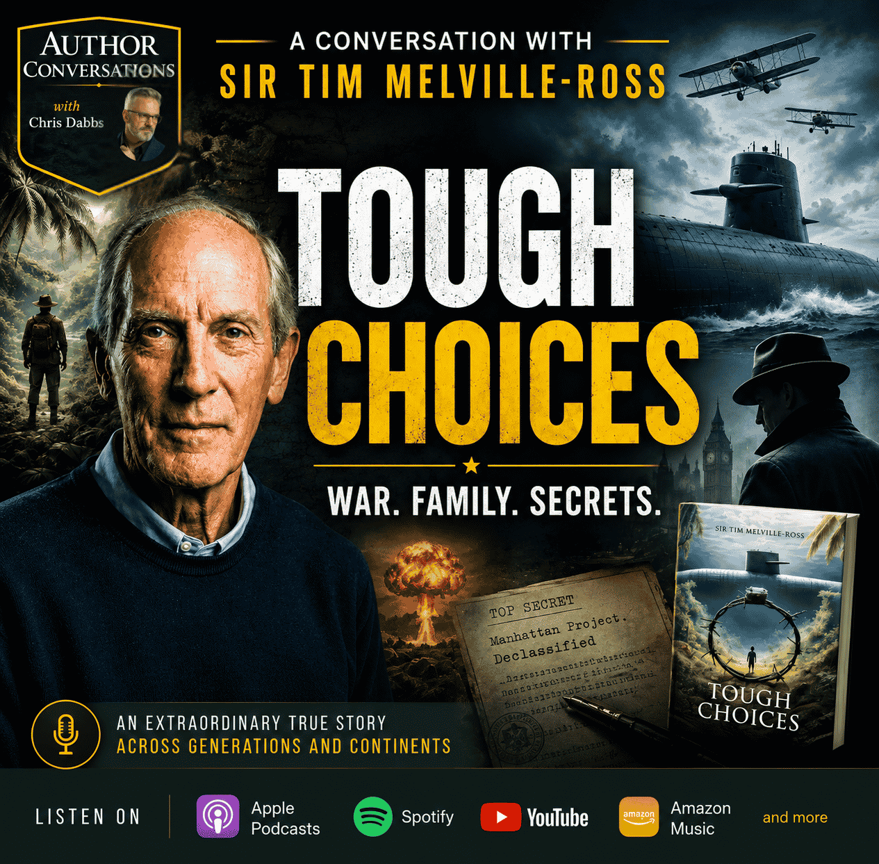 Sir Tim Melville-Ross Tough Choices Author Conversations artwork